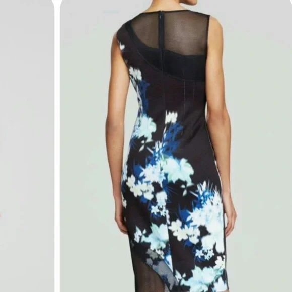 Elie Tahari Floral mesh emory dress nwt size 8 - Picture 2 of 4